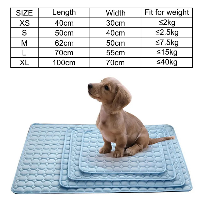 Tapis rafraîchissant pour animaux de compagnie